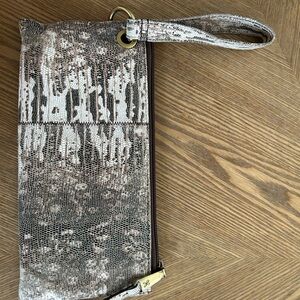 Textured Wristlet Clutch